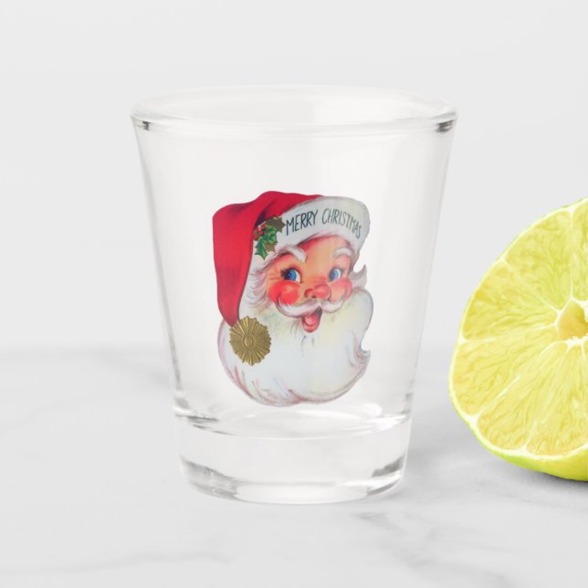 Vaso De Chupito Vintage Santa Shot Glass (Anverso)