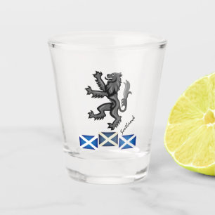 Vaso De Chupito Vintage Scotland & Scottish Flag patriot / sports
