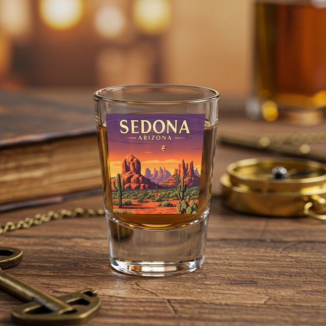 Vaso De Chupito Vintage Sedona Arizona (Subido por el creador)