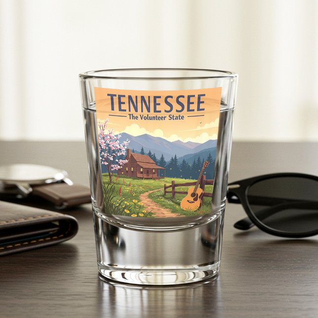Vaso De Chupito Vintage Tennessee (Subido por el creador)