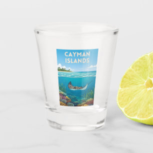 Vaso De Chupito Vintage Travel Canarias Naturaleza submarina