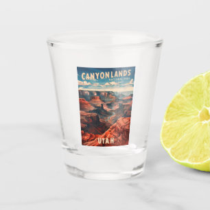 Vaso De Chupito Vintage Travel Canyonlands Parque nacional Utah