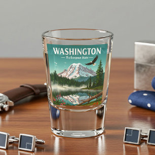 Vaso De Chupito Vintage Washington