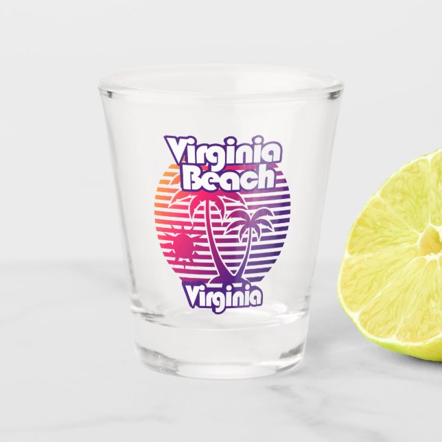Vaso De Chupito Virginia Beach (Anverso)