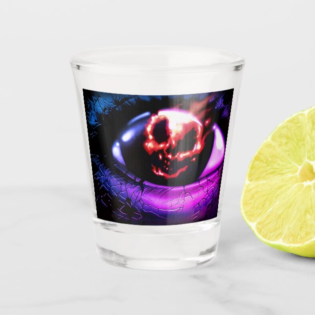 Vaso De Chupito "Visión de Fuego" (Anverso)