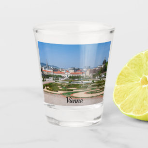 Vaso De Chupito Vista de jardines cerca del palacio del Bajo Belve