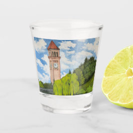 Vaso De Chupito Vista del parque del frente del río