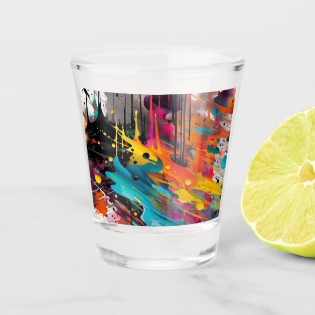 Vaso De Chupito Vivid Chaos Splash Graffiti (Anverso)