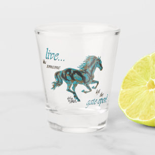 Vaso De Chupito Vivir Como Alguien Dejó La Puerta Abierta Vidrio D