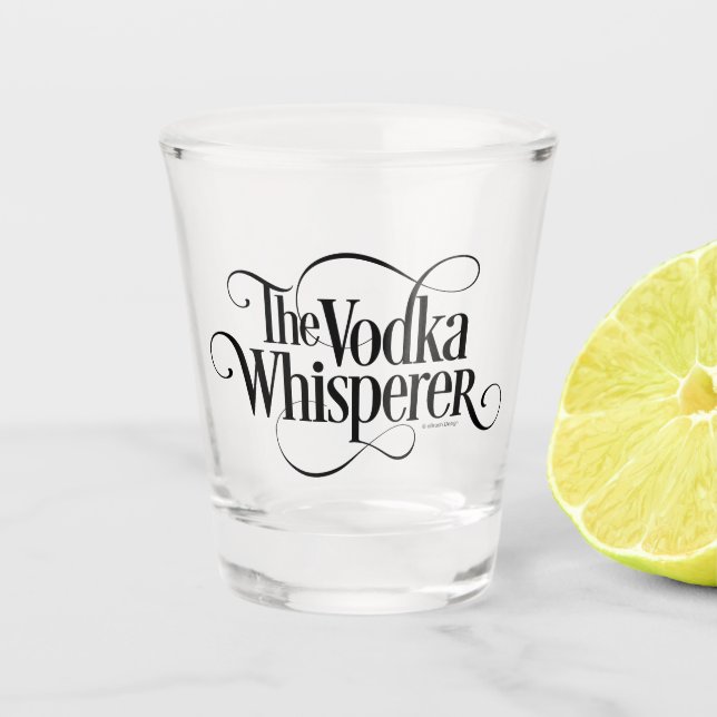 Vaso De Chupito Vodka Whisperer (Anverso)