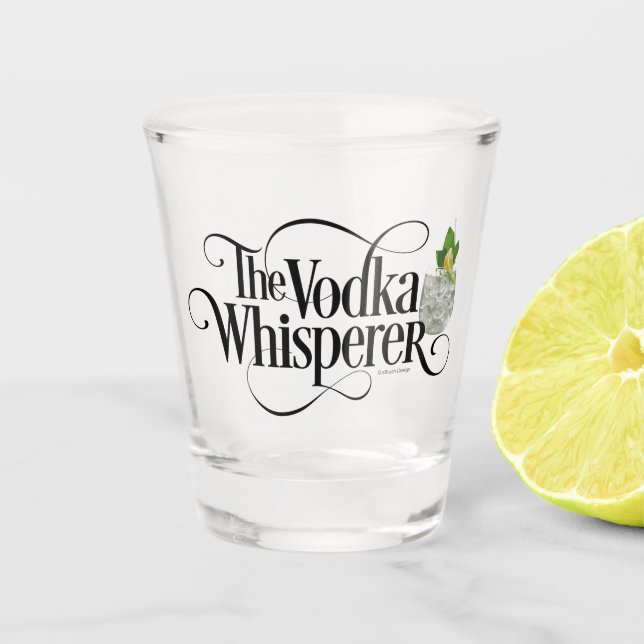 Vaso De Chupito Vodka Whisperer Shot Glass (Anverso)