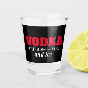 Vaso De Chupito Vodka y hielo