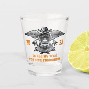 Vaso De Chupito Voluntario de rescate
