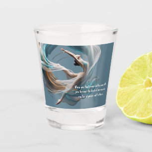 Vaso De Chupito Vuelo aéreo Aire Yoga Instructor Pilates Fitness