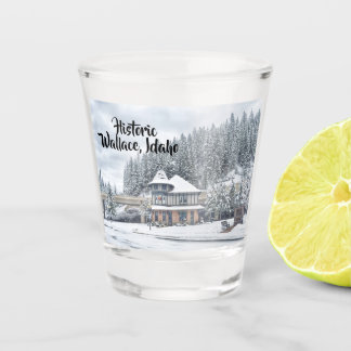 Vaso De Chupito Wallace Idaho Depot en invierno