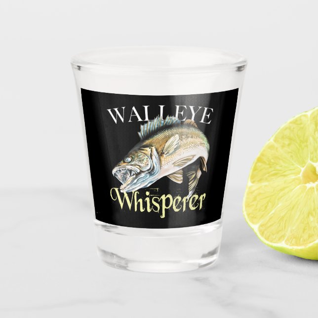 Vaso De Chupito Walleye Whisperer Dark (Anverso)
