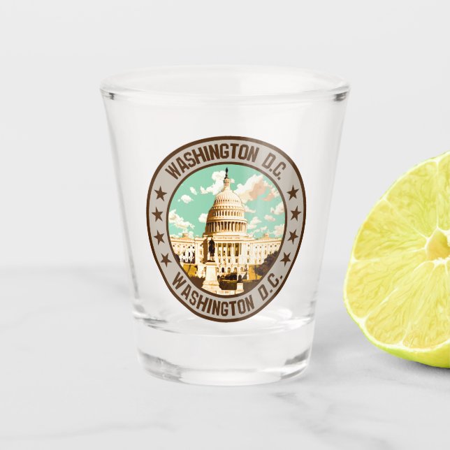 Vaso De Chupito Washington D.C. (Anverso)