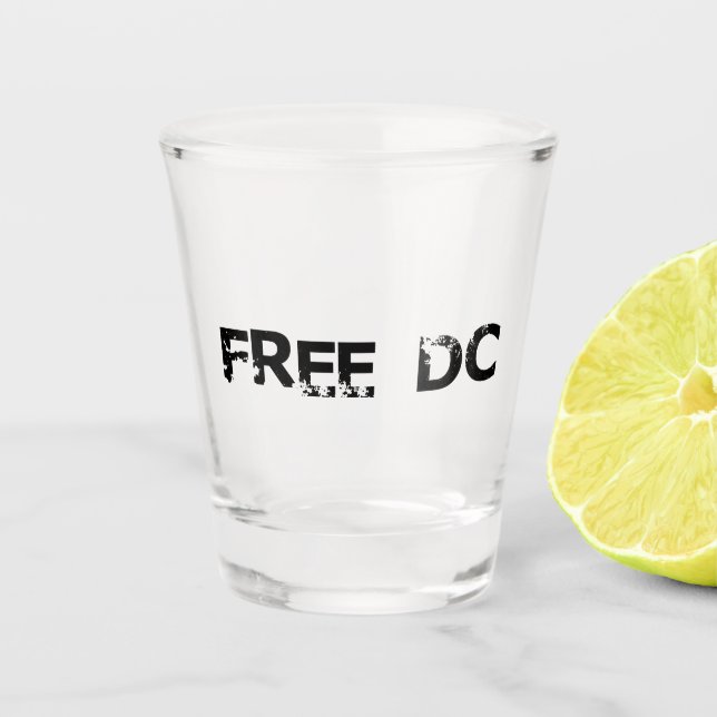 Vaso De Chupito Washington Free DC (Anverso)