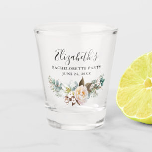 Vaso De Chupito Watercolor Eucalyptus Greenery Bachelorette Party