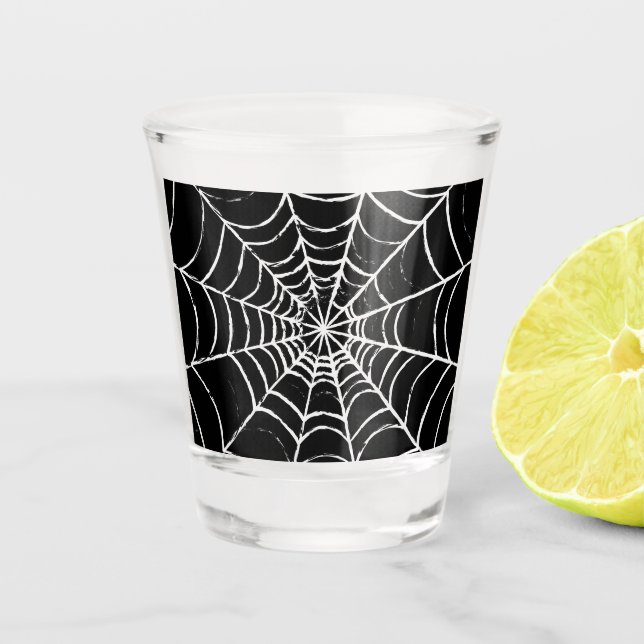 Vaso De Chupito Web oscura (Anverso)