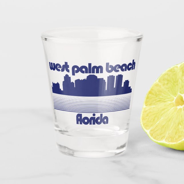 Vaso De Chupito West Palm Beach Florida (Anverso)