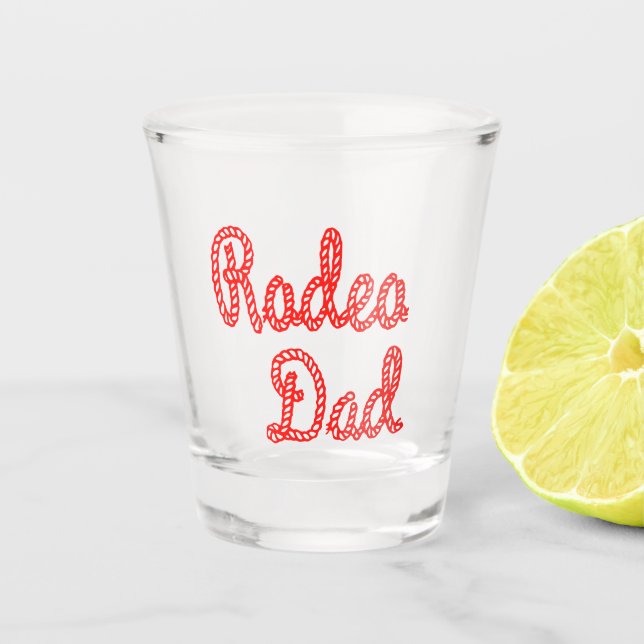 Vaso De Chupito Western Cowboy Rodeo Dad (Anverso)