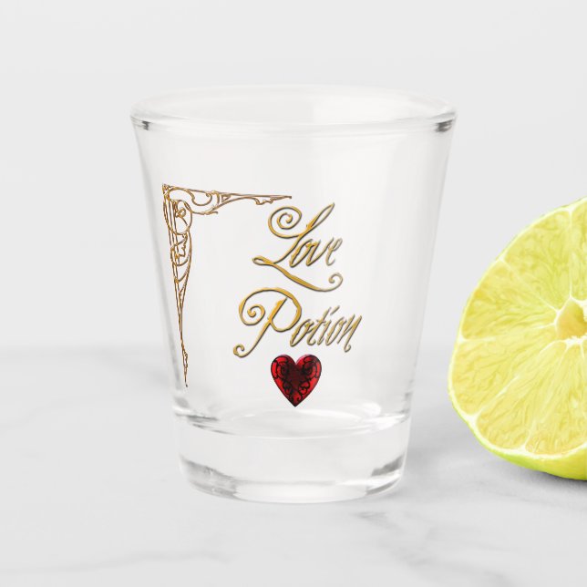 Vaso De Chupito Whimsical Gótico Love Potion (Anverso)