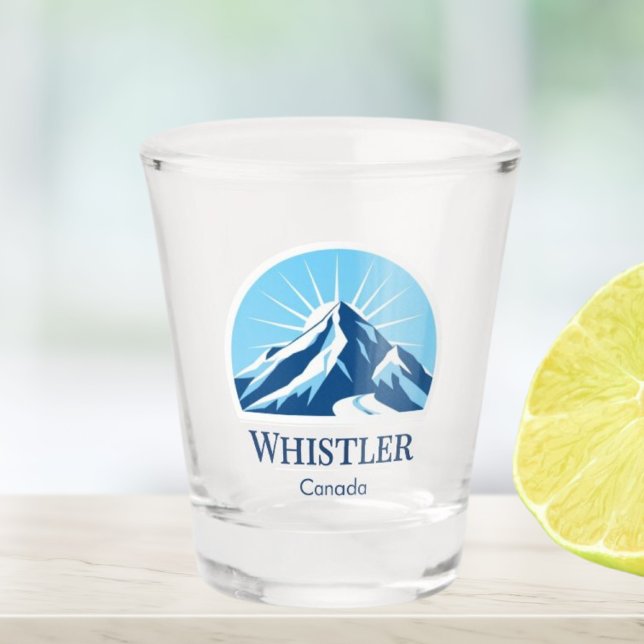 Vaso De Chupito Whistler British Columbia Canada Shot glass (Subido por el creador)