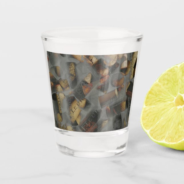 Vaso De Chupito Wine Cork (Anverso)