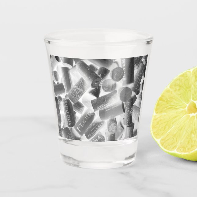 Vaso De Chupito Wine Corks (Anverso)