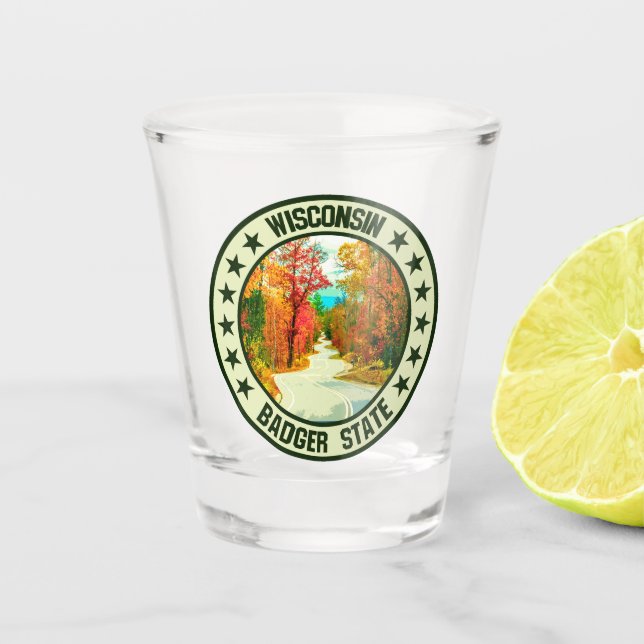 Vaso De Chupito Wisconsin (Anverso)