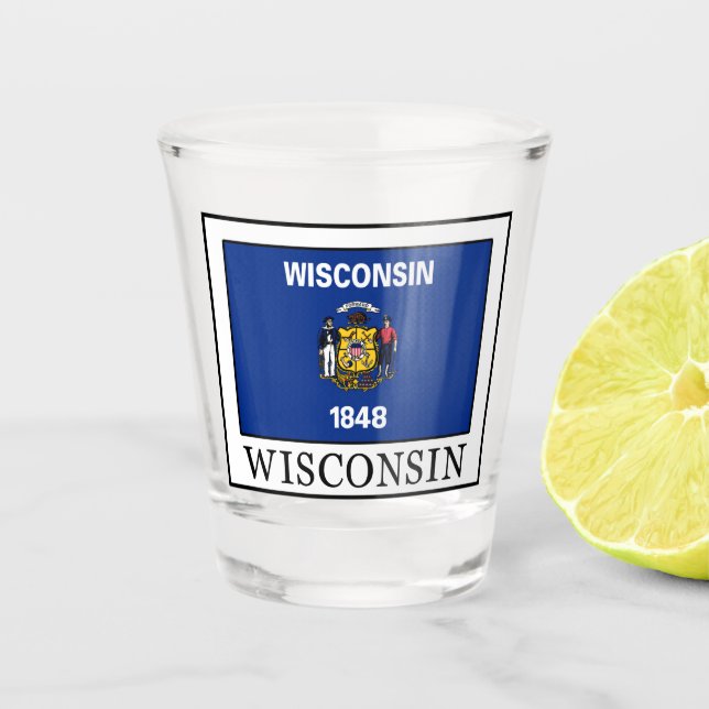 Vaso De Chupito Wisconsin (Anverso)