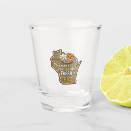 Vaso De Chupito Wisconsin Curds: Fresh or Fried?