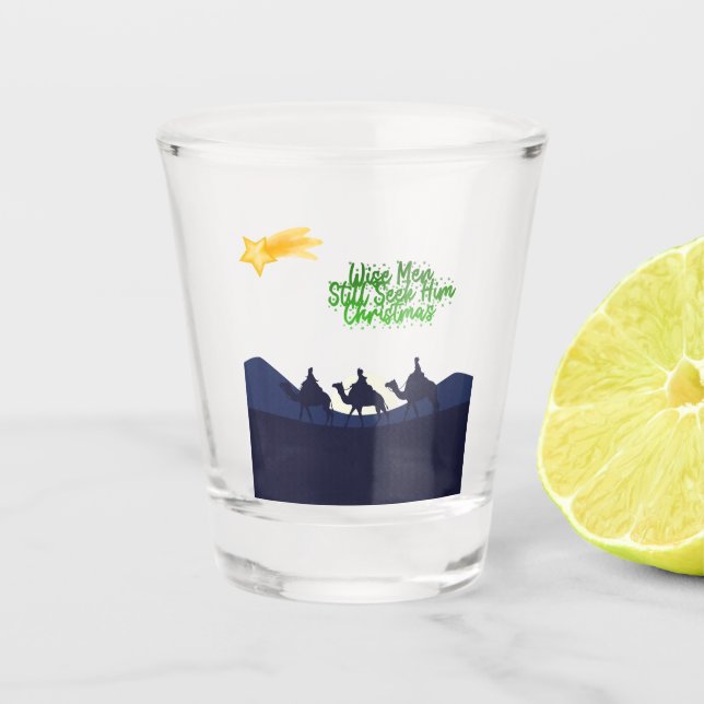 Vaso De Chupito Wise Men Still Seek Him Christmas (Anverso)