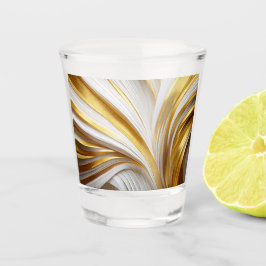 Vaso De Chupito Wit Goud Retro 