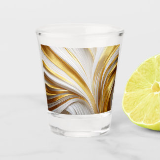 Vaso De Chupito Wit Goud Retro