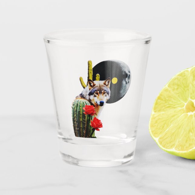 Vaso De Chupito Wolf16: (Anverso)