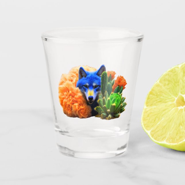 Vaso De Chupito Wolf22: (Anverso)