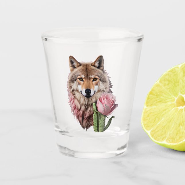 Vaso De Chupito Wolf One (Anverso)
