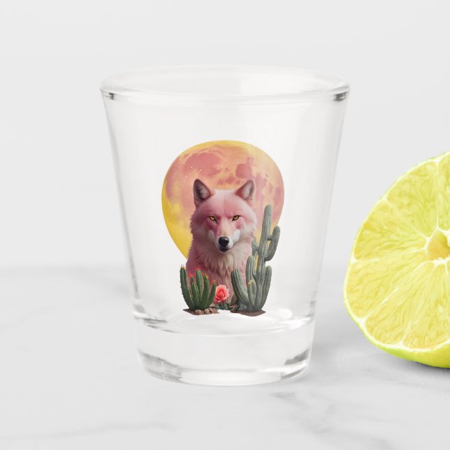 Vaso De Chupito Wolf Six: (Anverso)