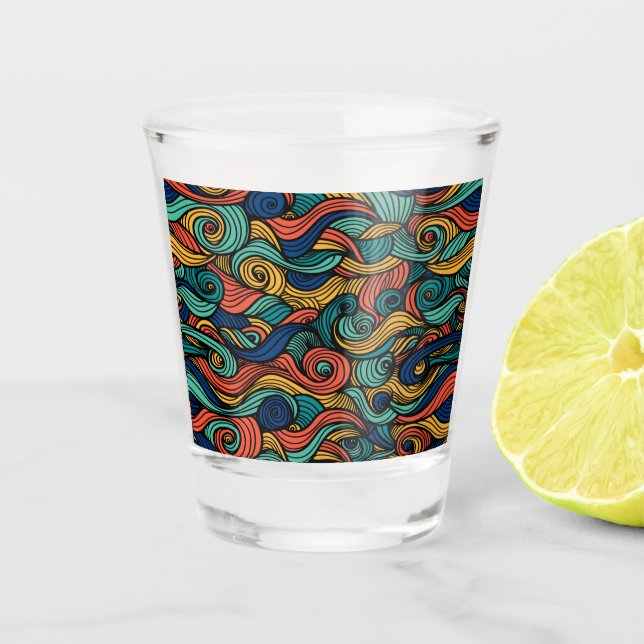 Vaso De Chupito Wool Topped paisley (Anverso)