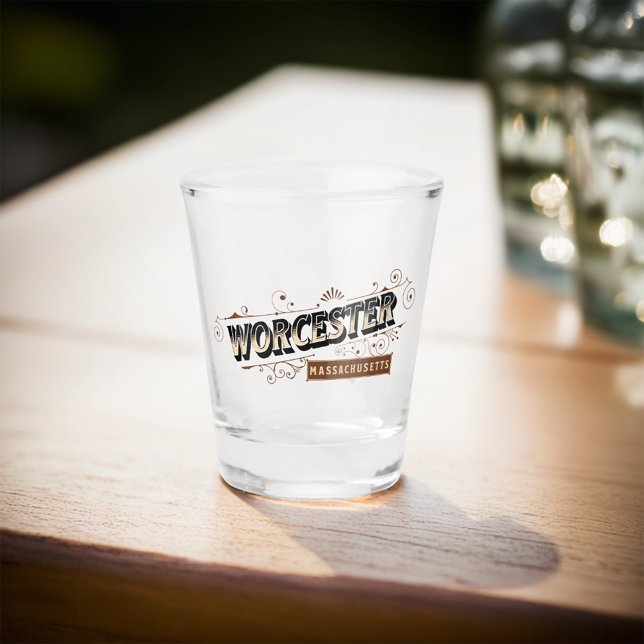 Vaso De Chupito Worcester, Massachusetts (Subido por el creador)