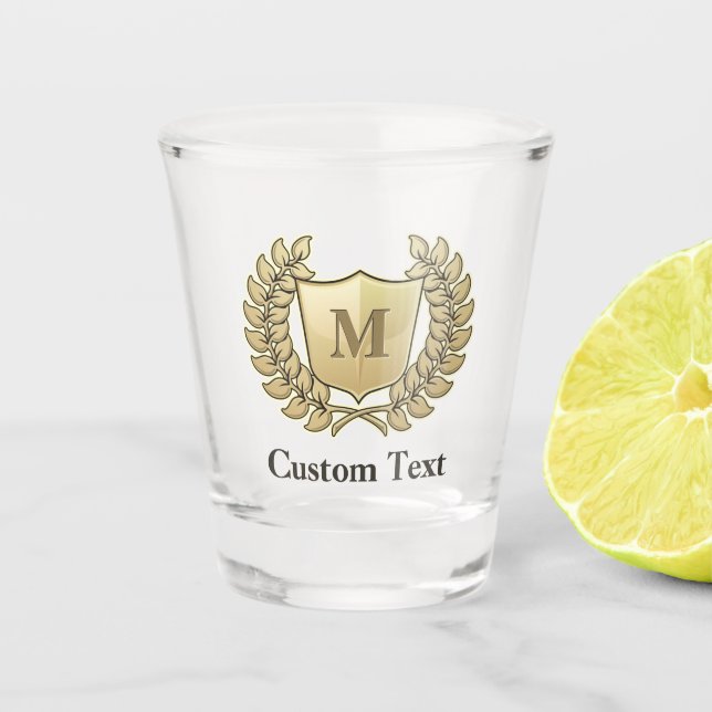 Vaso De Chupito Wreath con Escudo (Anverso)