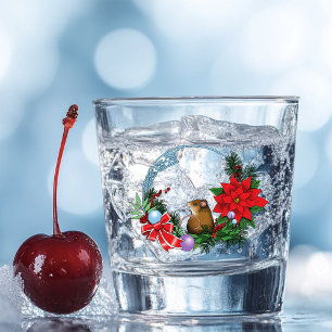 Vaso De Chupito Wreath del ratón navidades