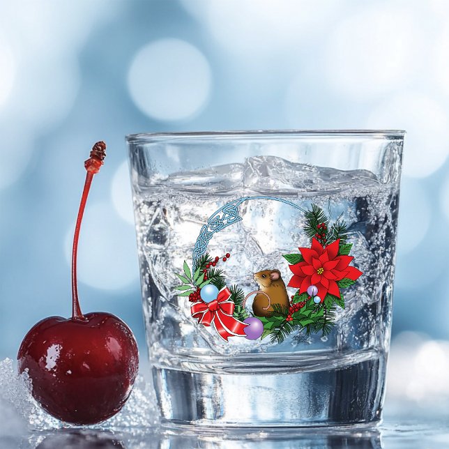 Vaso De Chupito Wreath del ratón navidades (Subido por el creador)