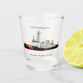 Vaso De Chupito WTGB 104 Vidrio de disparo de Biscyne Bay