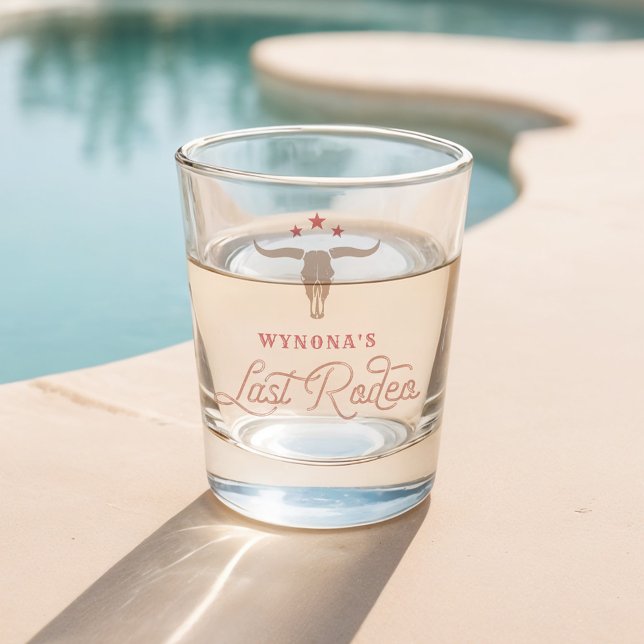 Vaso De Chupito WYNONA Cowgirl Rosa La última bachillera de rodeo (Subido por el creador)