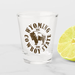 Vaso De Chupito Wyoming, estado de Cowboy