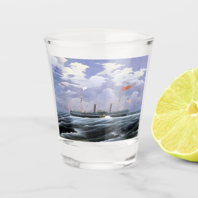 Vaso De Chupito Yate de vapor North Star 1852 (Anverso)