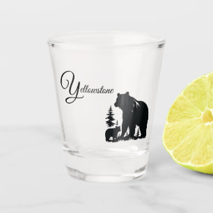 Vaso De Chupito Yellowstone Bear